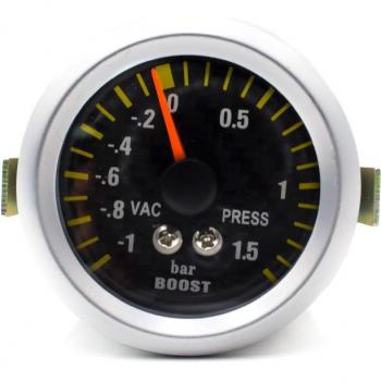 YOMI 52mm Medidor de Turbo Boost con Carátula de Fibra de Carbono