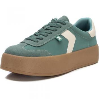 Zapatillas de Mujer Xti 142953 Azul con Cordones y Suela de Goma Talla 39
