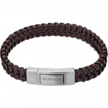 Echtleder und Edelstahl Armband Andreas von Philipp Blanc