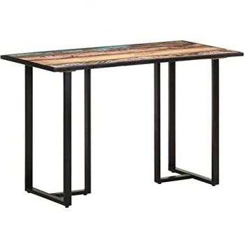 Reclaimed Solid Wood Dining Table 120 cm