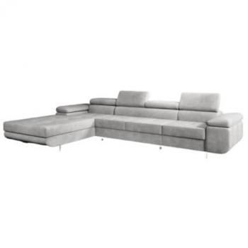 Luxusbetten24 Calvera Premium – Schlafsofa 210 cm, Lederbezug