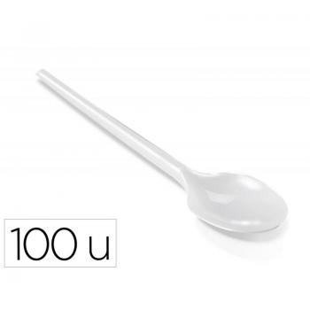 Cucharillas de Plástico Duro Blanco 12 cm – Pack 100