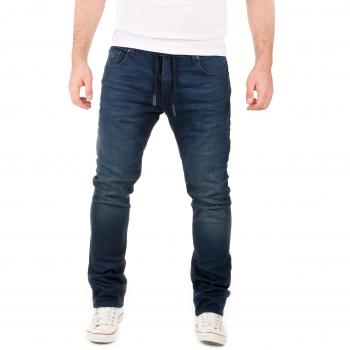 Dunkelblaue Jogg-Jeans für Männer im Slim Fit