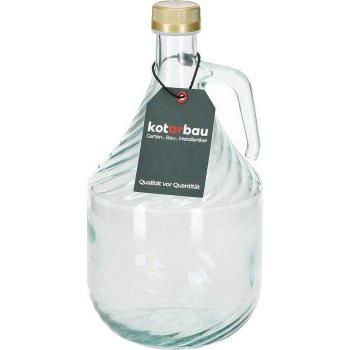 Flacone di vino artistico in vetro con tappo a vite – 2 L – KOTARBAU