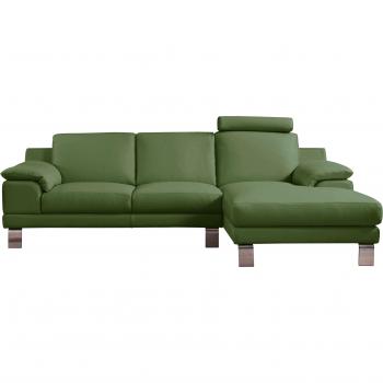 Egoitaliano Ecksofa Shakira – L‑Kursiv mit Recamiere, hochwertiges Design, edles Finish