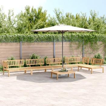 VidaXL Divano Pallet Giardino 6 pz in Legno Massello
