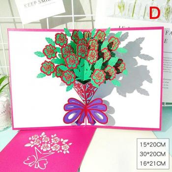 Tarjeta 3D Flores para Mamá