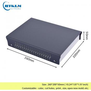 Iron Cabinet Box for DIY Electronics 260x200x50mm