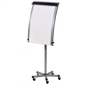 Bi-Office Roll Up Mobile Flipchart Easel 700x950mm Silver DD