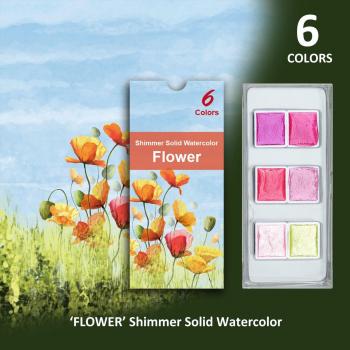 Glitter Pigment Watercolor Set