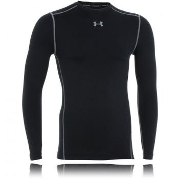 Under Armour Cg Armour Crew 1265650 Maglia A Maniche Lunghe Uomo Nero (Black/Steel 001) XL