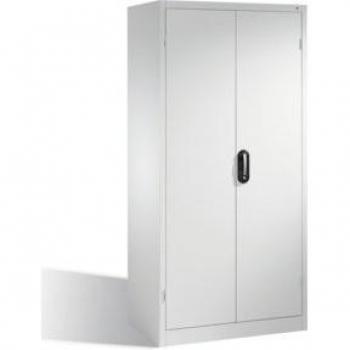 Armoire à portes battantes C+P avec 4 tablettes