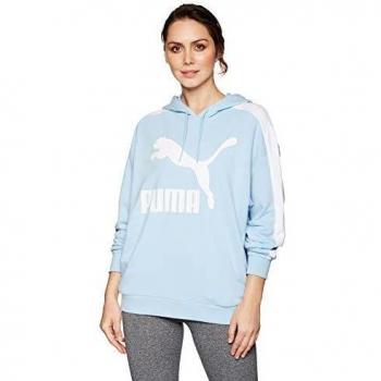 Women’s Cerulean T7 Logo Hoodie – X‑Large by PUMA