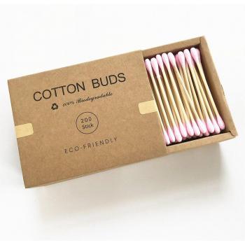 200pcs Double-Ended Bamboo Cotton Swabs