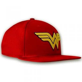 Gorra roja con logo de Wonder Woman para adultos