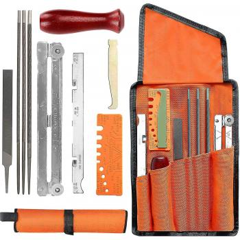 Afilador de Cadena Motosierra 10P – Kit Redondo 4.0‑4.8 mm a 5.5 mm