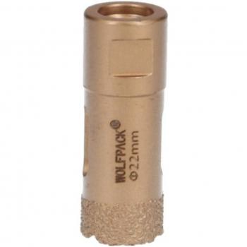 Corona Diamante Profesional Wolfpack Ø 22 mm – Conexión M14