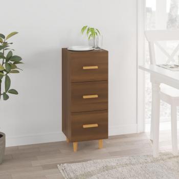 VidaXL Sideboard Braun Eichen-Optik 34,5x34x90 cm Holzwerkstoff