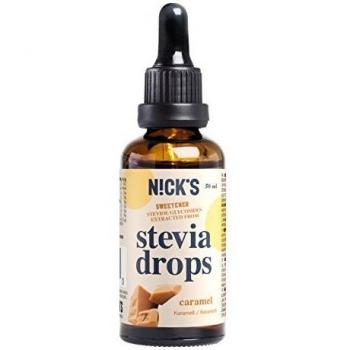 NICKS Karamell‑Stevia Drops – 50 ml, zuckerfrei, ketofreundlich