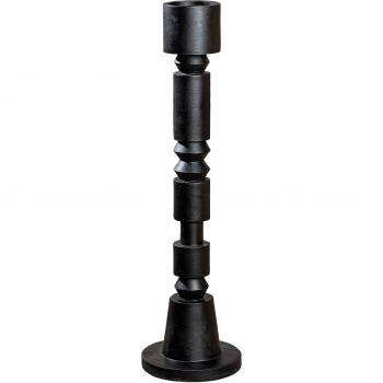 Kunststein-Kerzenhalter CASABLANCA BY GILDE – SCHWARZ 92 cm