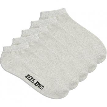 Pack 5 Calcetines Jack & Jones, color gris melange