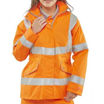BeeSwift Ladies Executive Jacket, Medium, Orange