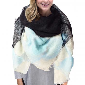 Lantch Winterschal für Frauen im Oversize-Stil