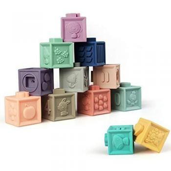 Montessori Learning Cubes, 12 Pieces by Baby To Love