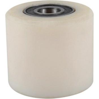 Beige Nylon Pallet Rotator 80mm x 70mm with Silver