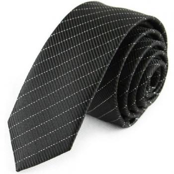 Corbata de Rayas Lunares en Seda para Caballero