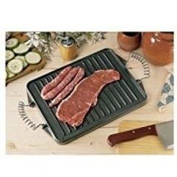 Plancha hierro fundido rectangular 47x27cm. VAELLO