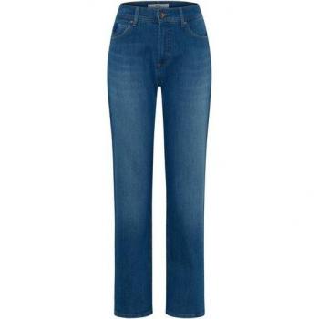 Brax Madison Damenjeans 5‑Taschen – 44K/22 – Kurz – graues Steinfarb-Design – 99 % Baumwolle
