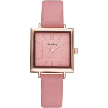 Montre de Luxe Carrée en Cuir pour Femmes