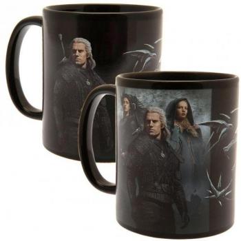 The Witcher Thermobecher Grau