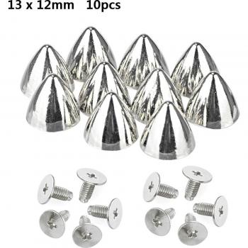 Bala de Remache Plateado para Ropa