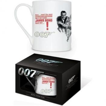 Tasse Dr. No James Bond Taille Unique noir/blanc