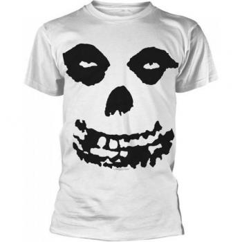 Misfits Totenkopf Allover Print Unisex T-Shirt XL weiß/black