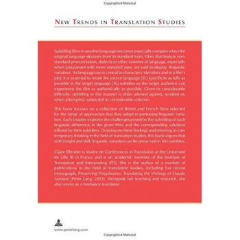 Dealing with Difference in Audiovisual Translation: Subtitling Linguistic Variation in Films (New Trends in Translation Studies)