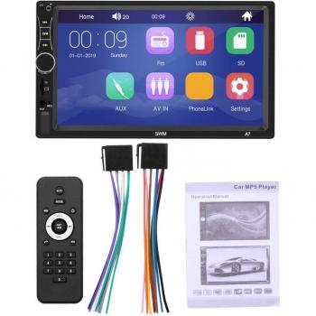Reproductor de Coche 2 Din con GPS y Radio Inalámbrica