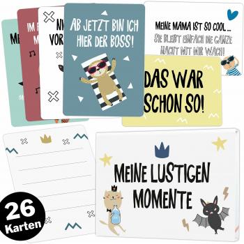 Babykarten zur Geburt und Taufe