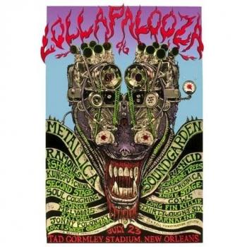 Lollapalooza 1996 Rock Legends Metallica Soundgarden Ramones Poster