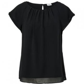 S.Oliver BLACK LABEL Modische Bluse mit Double-Layer Ärmeln