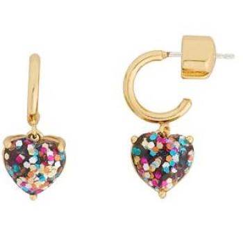 Kate Spade Gold Heart Huggie Earrings