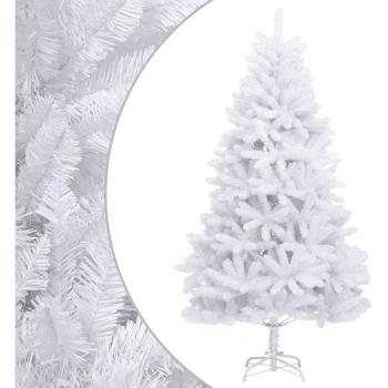 300 cm White Artificial Hinged Christmas Tree with Stand