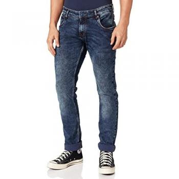 TIMEZONE Slim-Fit Jeans Slim ScottTZ Herren Gr. 33, Länge 32, blau