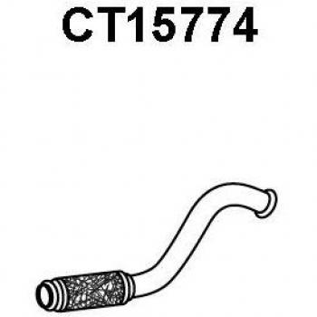 Tuyau d'échappement avant VEGAZ CR-211 pour CITROËN C4 I Grand Picasso, C4 Picasso 1, C4 I 3/5 portes et PEUGEOT 3008 I
