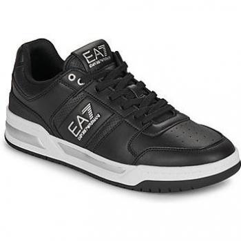 EA7 Tennis/Padel Cuir Noir