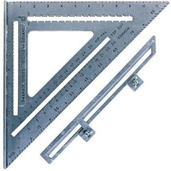 Swanson Tool S0107 12 Speed Square, Blue Guide Included
