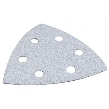 Makita White Wood/White Paint Punched Hook‑and‑Loop Delta Sanding Sheets (240 g) – 10 Sheets