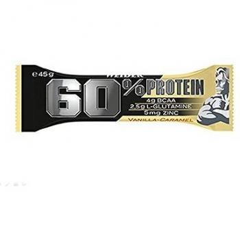Weider 60% Protein Bar Caja 24 Barritas Vainilla -Caramel 45 G